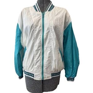London Town/London fog 1980s ladies parachute jacket‎ windbreaker size medium